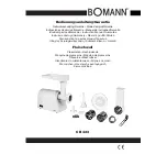 BOMANN CB 423 Instruction Manual & Guarantee preview