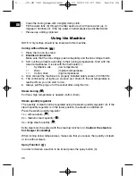 Предварительный просмотр 26 страницы BOMANN CB 740 Instruction Manual & Guarantee