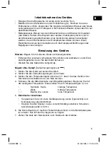 Preview for 5 page of BOMANN DB 757 CB Instruction Manual & Guarantee