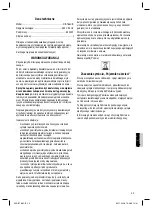 Preview for 29 page of BOMANN DB 766 CB Instruction Manual & Guarantee