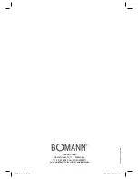 Preview for 74 page of BOMANN DG 1216 CB Instruction Manual