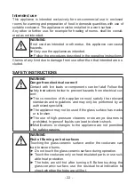 Preview for 22 page of BOMANN EBK 956 Operating Instructions Manual