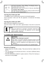 Preview for 36 page of BOMANN EBK 957 Operating Instructions Manual