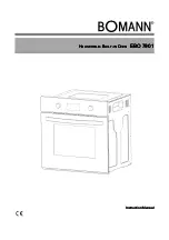 BOMANN EBO 7901 Instruction Manual preview