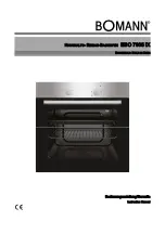 BOMANN EBO 7905 IX Instruction Manual preview