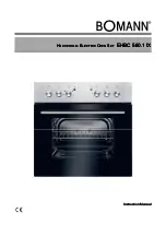 BOMANN EHBC 560.1 IX Instruction Manual preview