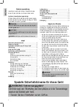 Предварительный просмотр 4 страницы BOMANN ES 184 CB Instruction Manual