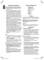 Preview for 4 page of BOMANN FR 1206 CB Instruction Manual & Guarantee