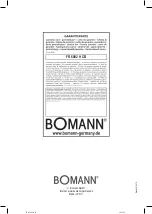 Предварительный просмотр 62 страницы BOMANN FR 6002 H CB Instruction Manual