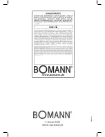 Preview for 46 page of BOMANN KA 201 CB Instruction Manual