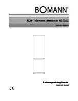 BOMANN KG 7302 Instruction Manual preview