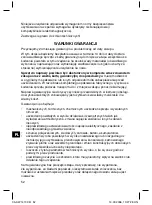 Preview for 52 page of BOMANN KW 1413 CB Instruction Manual & Guarantee