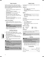 Preview for 2 page of BOMANN KW 1416 CB User Manual