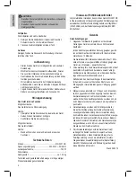 Preview for 8 page of BOMANN MG 2251 CB Instruction Manual