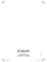 Предварительный просмотр 42 страницы BOMANN MWA 9481 CB Instruction Manual