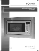 Предварительный просмотр 1 страницы BOMANN MWG 2215 EB Instruction Manual