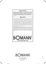 Preview for 98 page of BOMANN MWG 2270 CB Instruction Manual