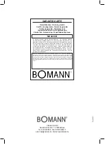 Preview for 38 page of BOMANN MZ 463 CB Instruction Manual