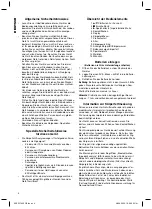 Предварительный просмотр 4 страницы BOMANN PW 1405 CB Instruction Manual & Guarantee