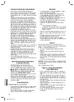 Предварительный просмотр 22 страницы BOMANN PW 1407 CB Instruction Manual & Guarantee