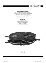 BOMANN RG 1247 CB Instruction Manual & Guarantee preview