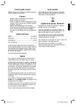 Preview for 7 page of BOMANN RG 1247 CB Instruction Manual & Guarantee