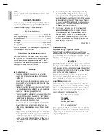 Предварительный просмотр 8 страницы BOMANN SM 386 CB Instruction Manual