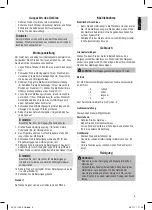 Предварительный просмотр 5 страницы BOMANN VL 1133 S CB Instruction Manual