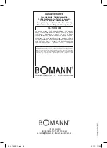 Предварительный просмотр 38 страницы BOMANN VL 1133 S CB Instruction Manual