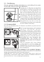 Предварительный просмотр 6 страницы BOMANN WA-921 Instruction Handbook Manual