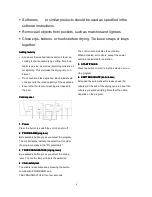 Предварительный просмотр 8 страницы BOMANN WT 5019 Instruction Manual