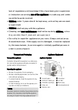 Предварительный просмотр 5 страницы BOMANN WTK 7181 Instruction Manual