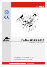 Preview for 1 page of Bomar BasicCut Series Operating Instructions Manual