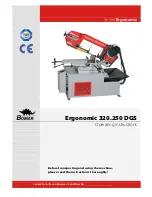 Preview for 1 page of Bomar Ergonomic 320.250 DG Operating Instructions Manual