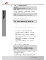 Preview for 10 page of Bomar Ergonomic 320.250 DG Operating Instructions Manual