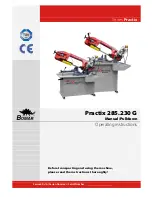 Bomar Practix 285.230 G Pulldown Operating Instructions Manual предпросмотр