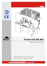 Предварительный просмотр 1 страницы Bomar Proline 520.450 ANC Operating Instructions Manual