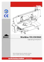 Предварительный просмотр 1 страницы Bomar Workline 510.350 DGH Operating Instructions Manual