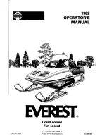 BOMBARDIER 1982 EVEREST Operator'S Manual preview