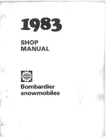 Preview for 1 page of BOMBARDIER 1983 Shop Manual