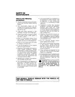 Preview for 4 page of BOMBARDIER Alpine 1984 Series Operator'S Manual