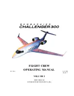 BOMBARDIER BD-100-1A10 Operating Manual preview