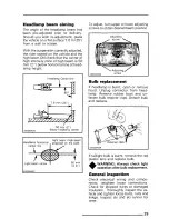 Preview for 31 page of BOMBARDIER elan 1987 Operator'S Manual