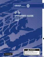 BOMBARDIER Quest 500 2002 Operator'S Manual preview