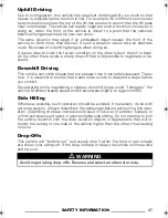 Preview for 49 page of BOMBARDIER Quest Max 2004 Operator'S Manual