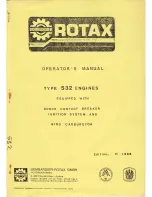 BOMBARDIER ROTAX 532 Operator'S Manual предпросмотр