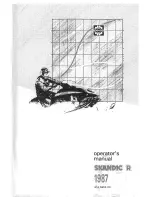 BOMBARDIER Skandic R 1987 Operator'S Manual preview