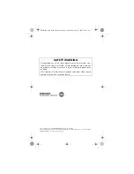 Preview for 2 page of BOMBARDIER Ski-doo MX ZX 440 Operator'S Manual