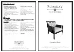 BOMBAY Granada Chair Manual предпросмотр