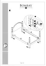 Предварительный просмотр 5 страницы BOMBAY HERNING QUEEN 4 POSTER BED Manual